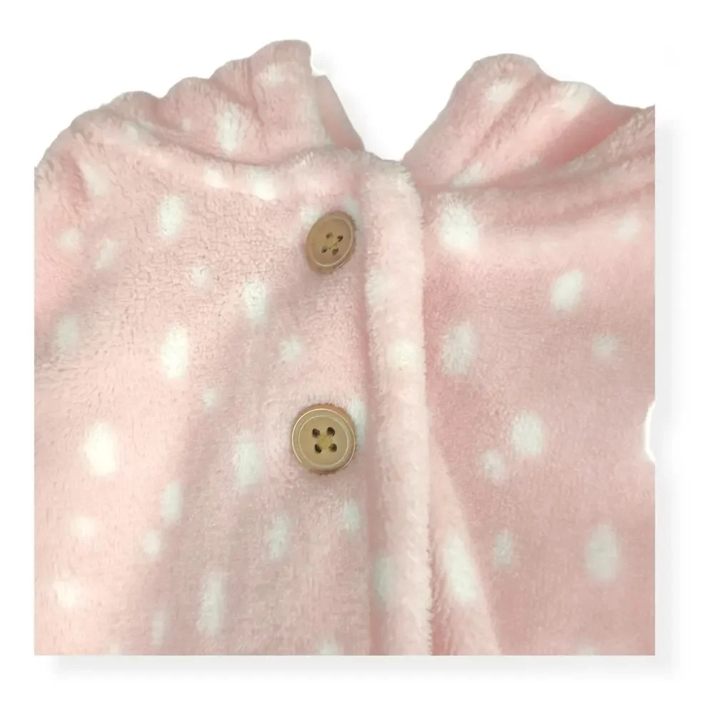 Carter's Hooded Polka Dot Fleece Vest w/ Ears!
